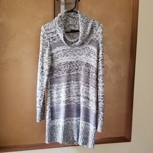 AB Studio Long Gray Sweater